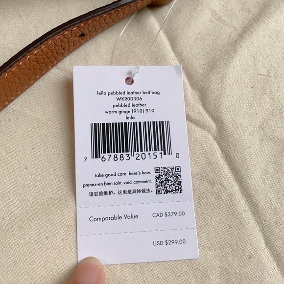 Kate Spade leila leather belt bag in warm ginger - Picture 7 of 10